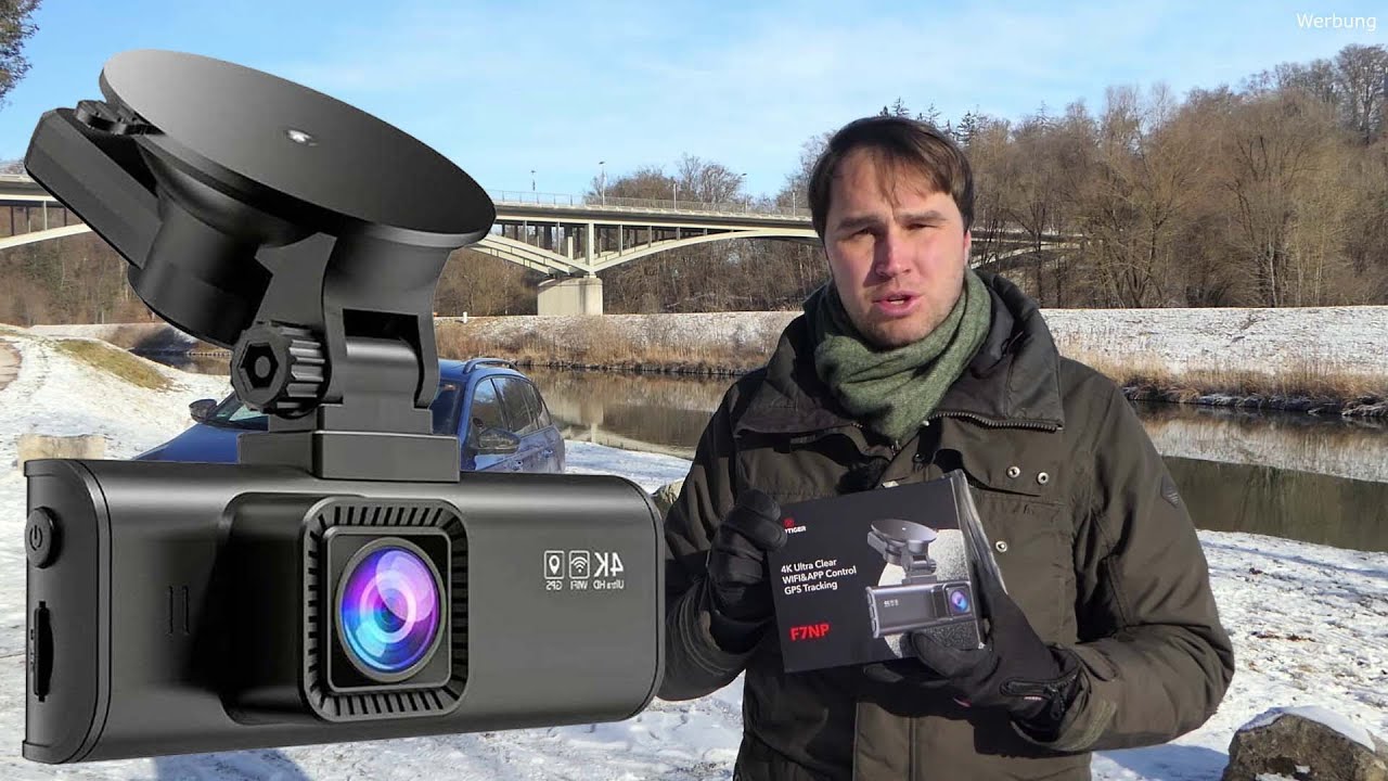 Dashcam-Test: Redtiger F7NP | 2-Channel-4K-Dashcam f&uuml;r 120&euro; | Testaufnahmen, Unboxing, Installation