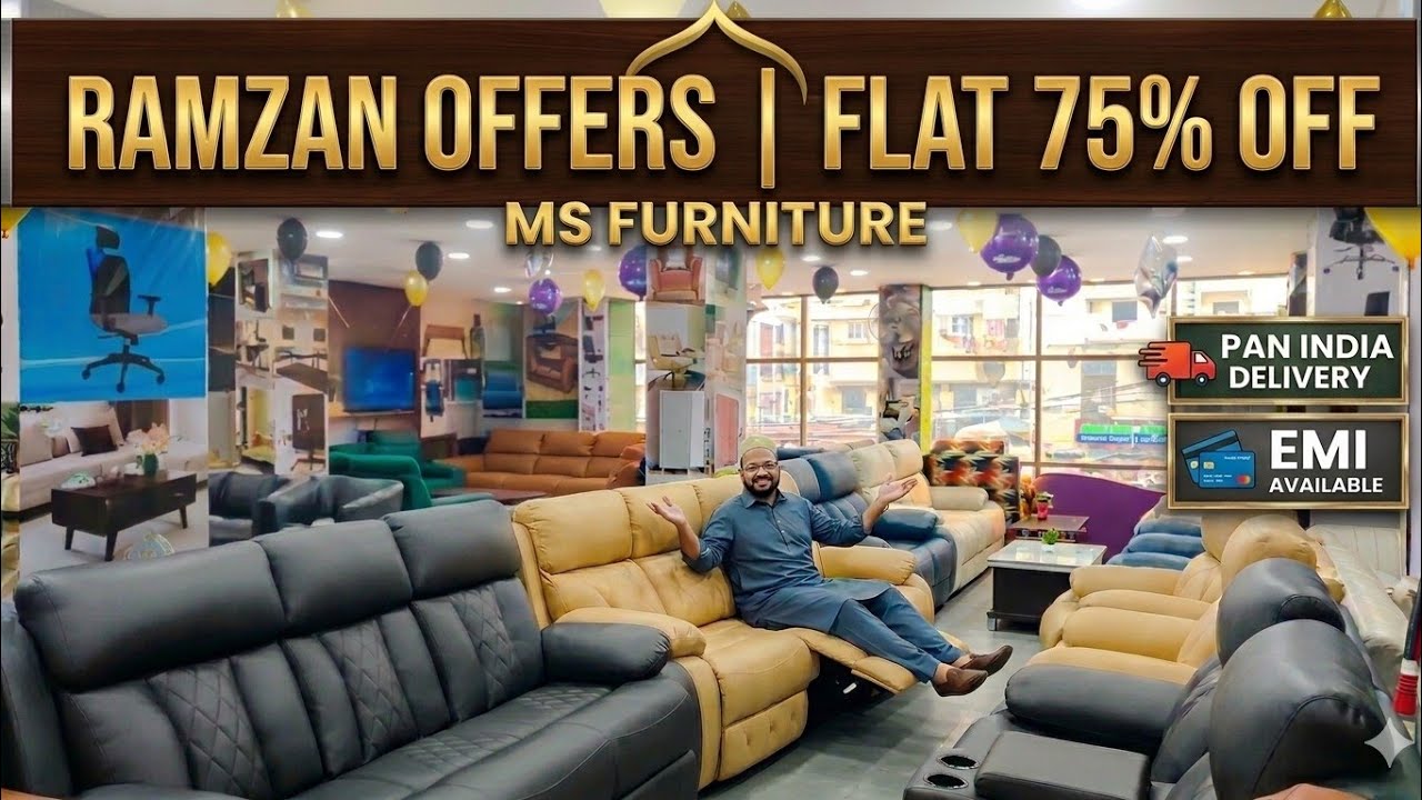 Hyderabad’s Biggest Furniture Sale! 75% OFF Ramzan Special at MS Furniture 🌙#nayatrenz #furniture 