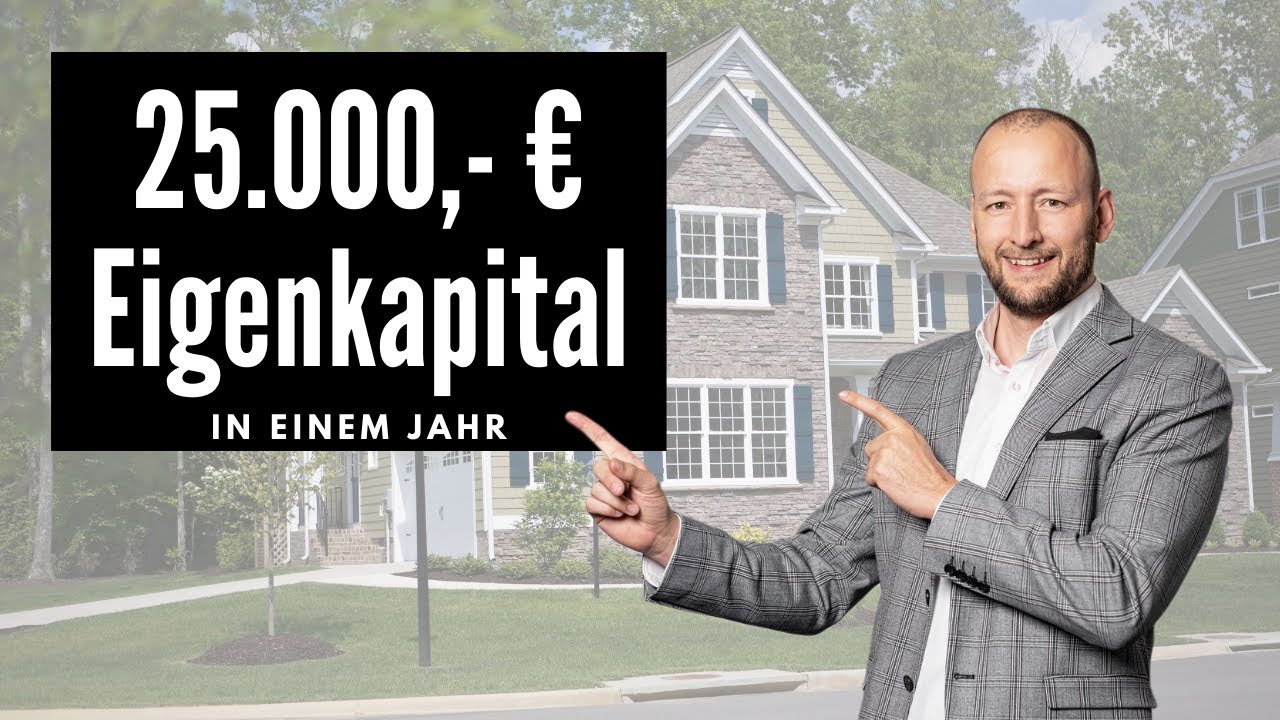Hauskauf - Wie Du 25.000&euro; Eigenkapital in einem Jahr aufbaust! [9 Tipps] #Baufinanzierung