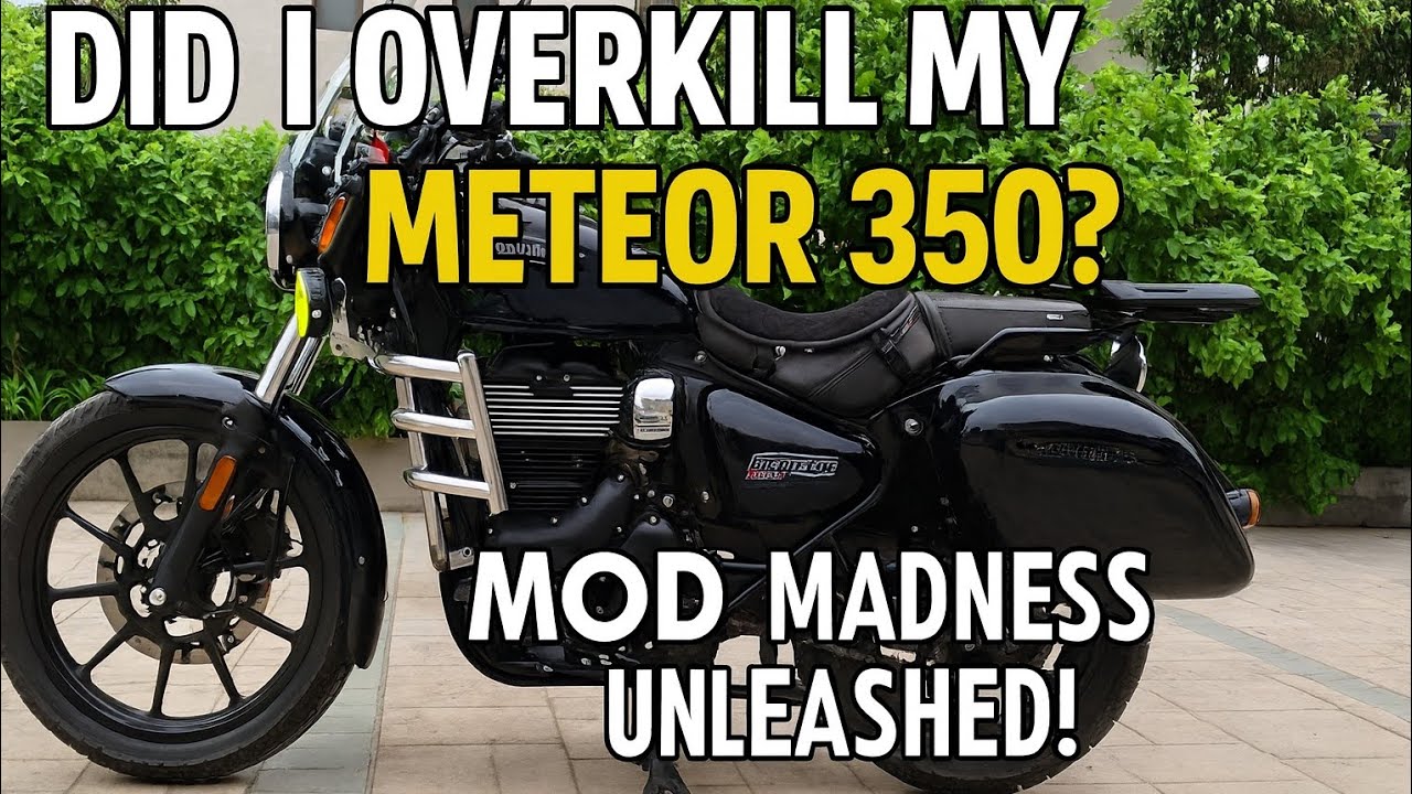 Royal Enfield Meteor 350 - Epic Modifications Review - Custom performance & asthetics are worth it?