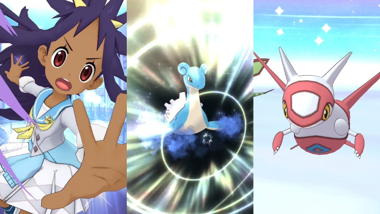 Academy Iris & Lapras 3/5 EXR +6E (アイリス & ラプラス) solo Latias LA VH [Pokemon Masters EX]