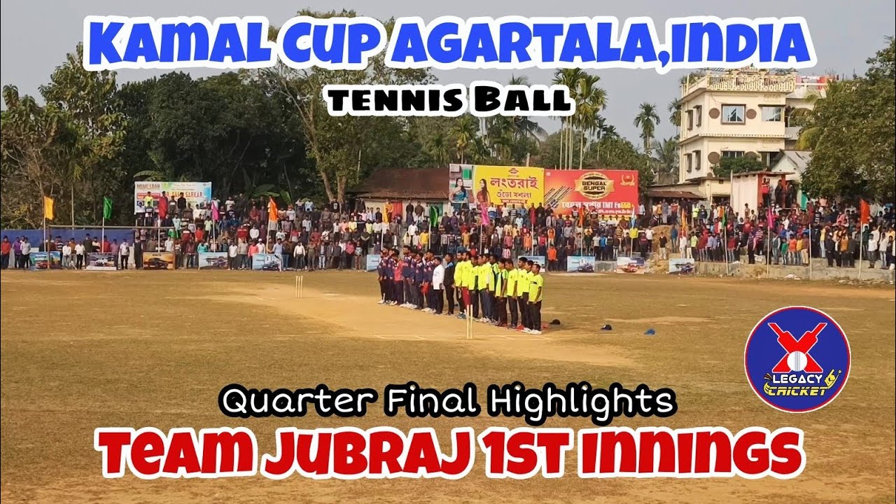 Kamal Cup Agartala | Quarter Final | 1st Innings Highlights | Tennis Cricket India | Legacy Cricket