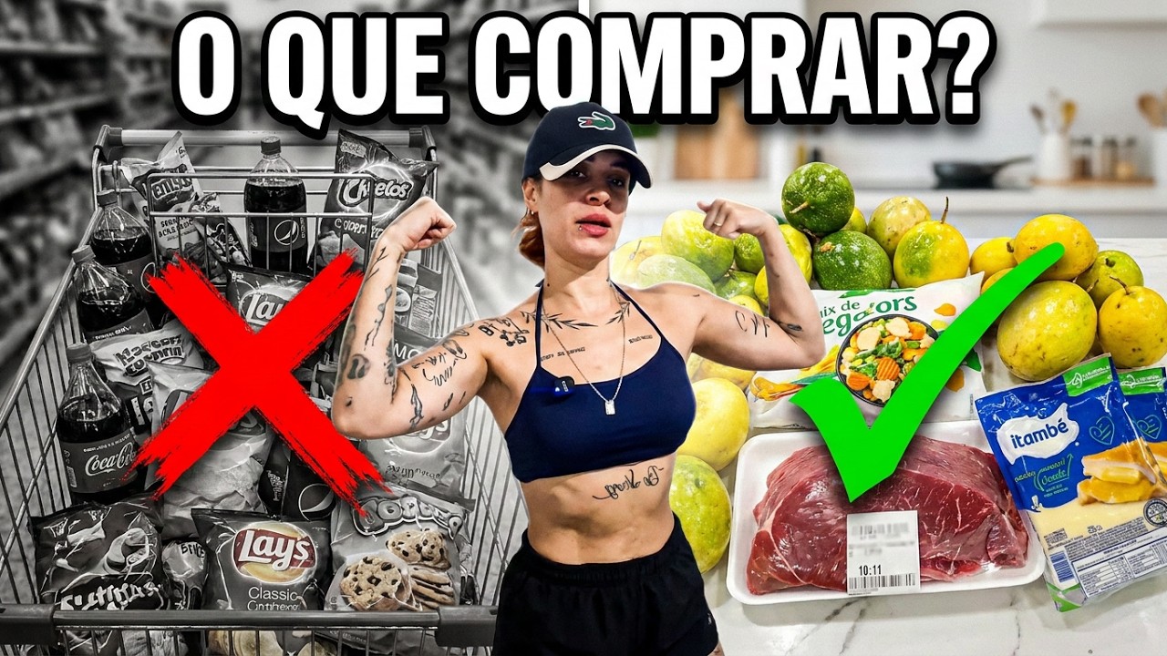 MINHA LISTA DE COMPRAS FIT- Tudo que comprei para NOVA DIETA