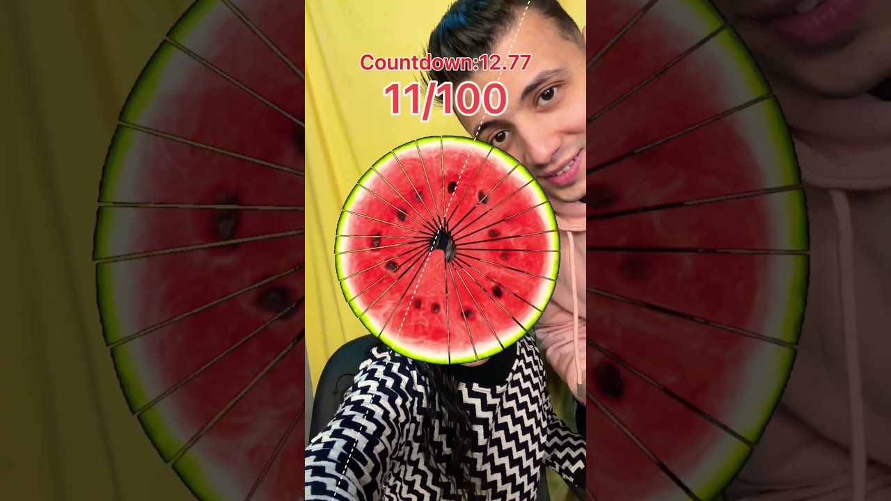تحدي قطع البطيخ في اسرع وقت 🍉⏰