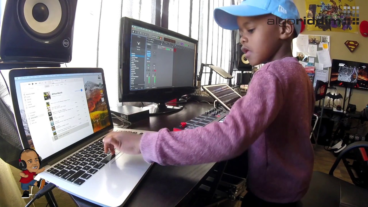 Watch DJ Arch Jnr Create a Happy Birthday Song Using Logic Pro  (6yrs old)
