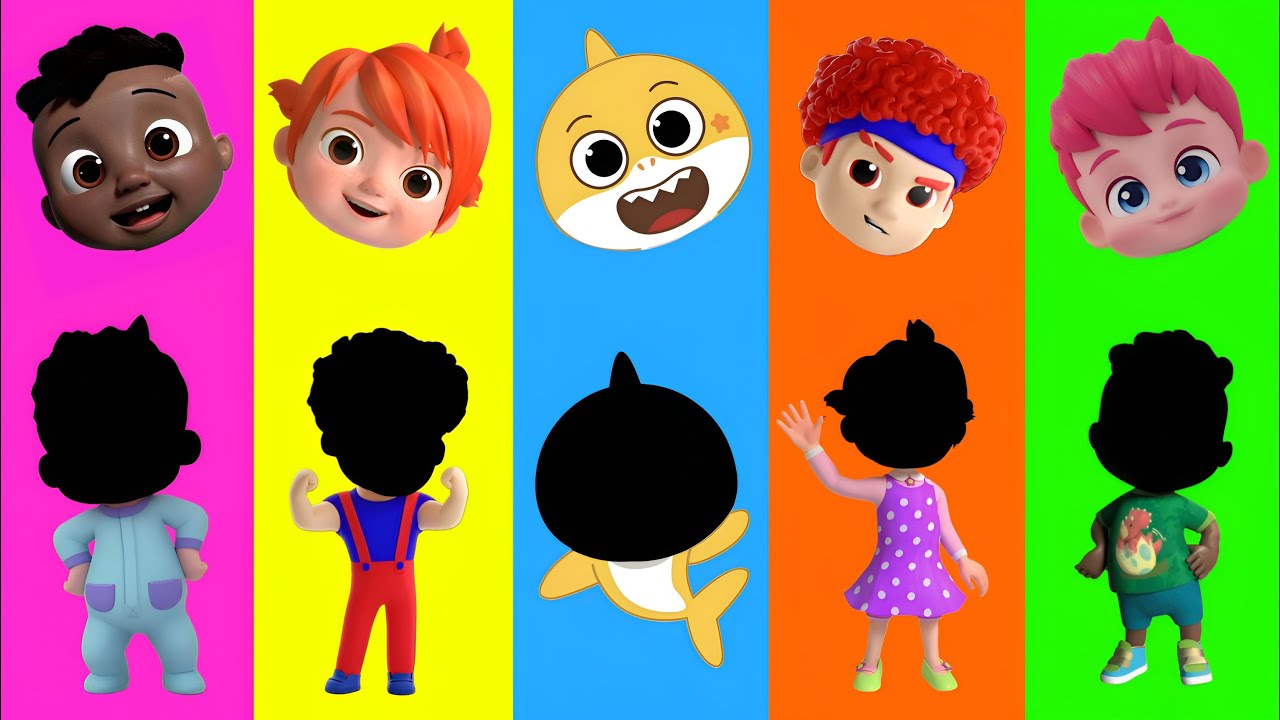 Wrong eyes👀 DAME TU COSITA SONG👀 Cocomelon and YoYo and Baby Shark and D Billions and Bebefin