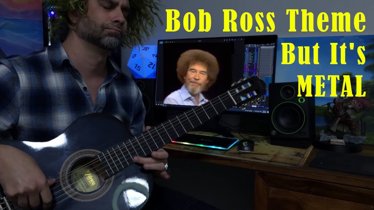 Bob Ross Metal Cover