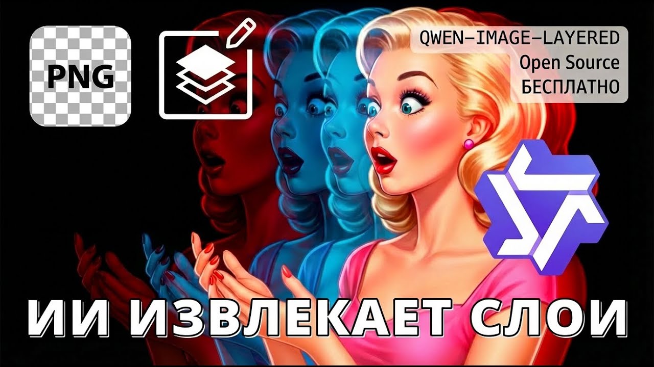 ИИ РАЗЛОЖЕНИЕ НА СЛОИ: Qwen-Image-Layered от Alibaba. Испытай бесплатно