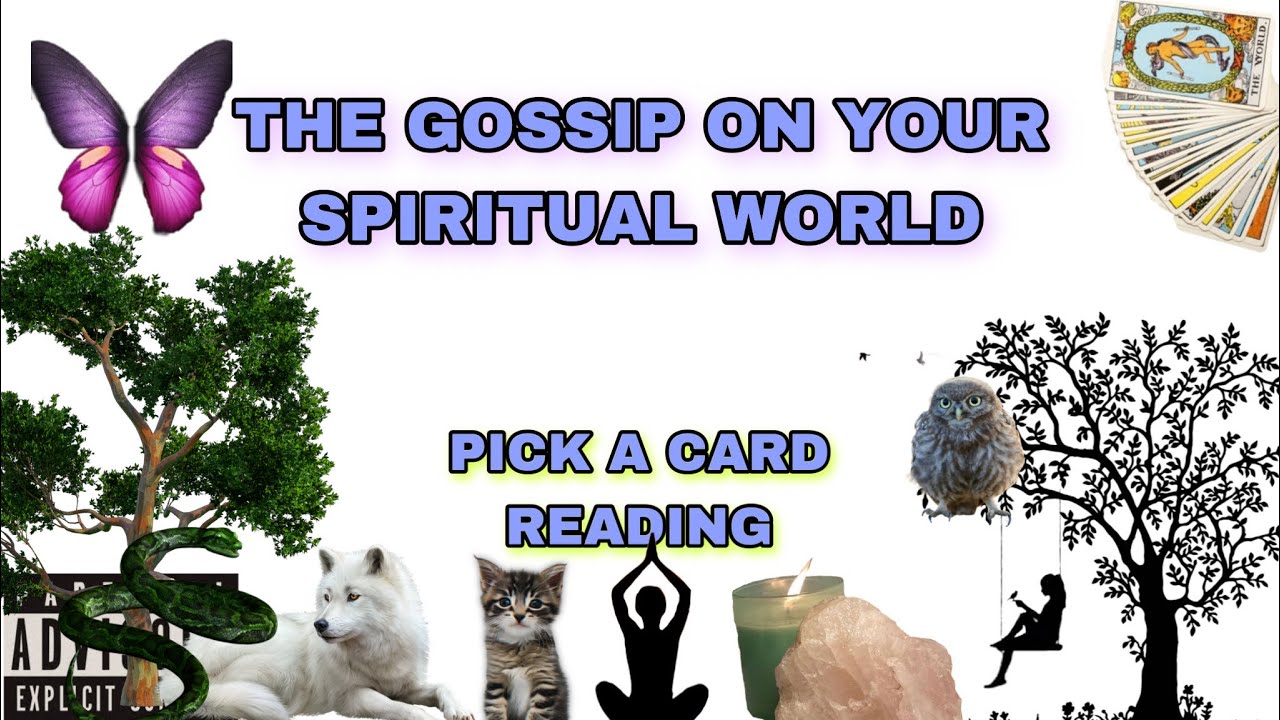 (PICK A CARD) THE GOSSIP ON YOUR SPIRITUAL WORLD.