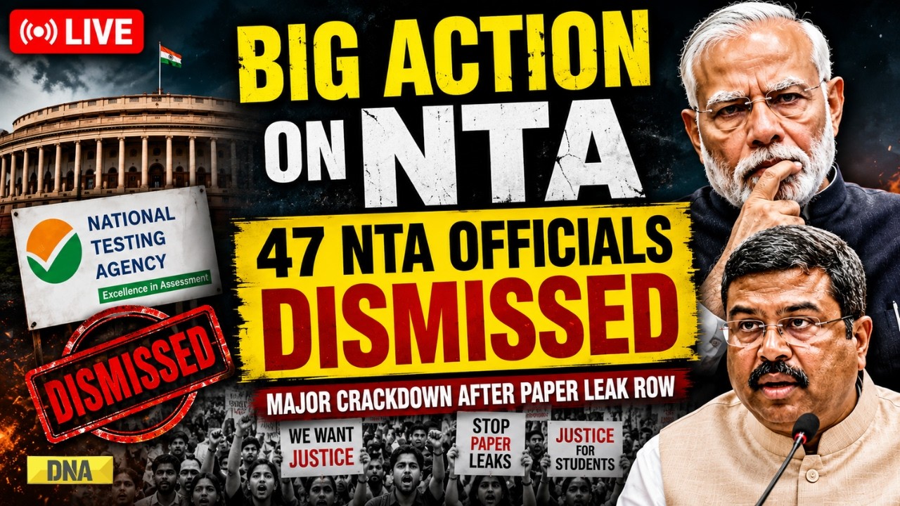 CJP Protest Live: Big Action On NTA | 47 NTA Officials Dismissed | PM Modi | CJP Protest | NTA Live