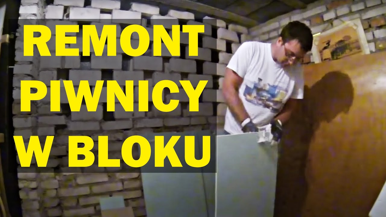 001. Remont pierwszej PIWNICY w BLOKU | W piwnicy #1
