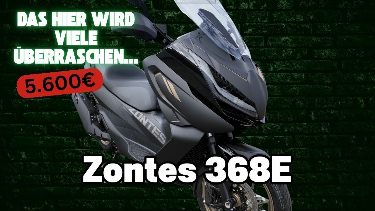 5.600 € Roller mit 39 PS – besser als Honda & Yamaha? | Zontes 368E Test & Vorstellung