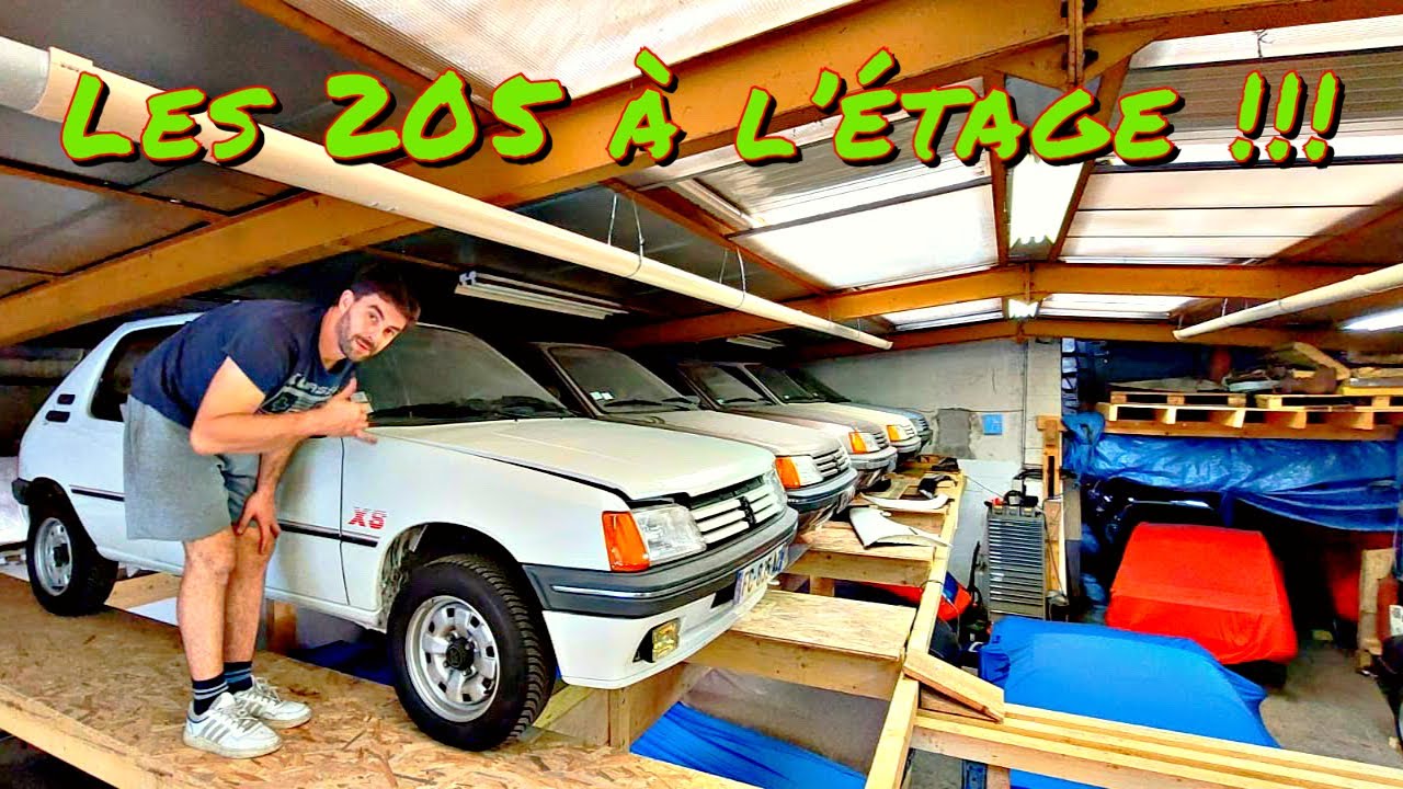 GARAGE DE RÊVE : la mezzanine pour autos !!!