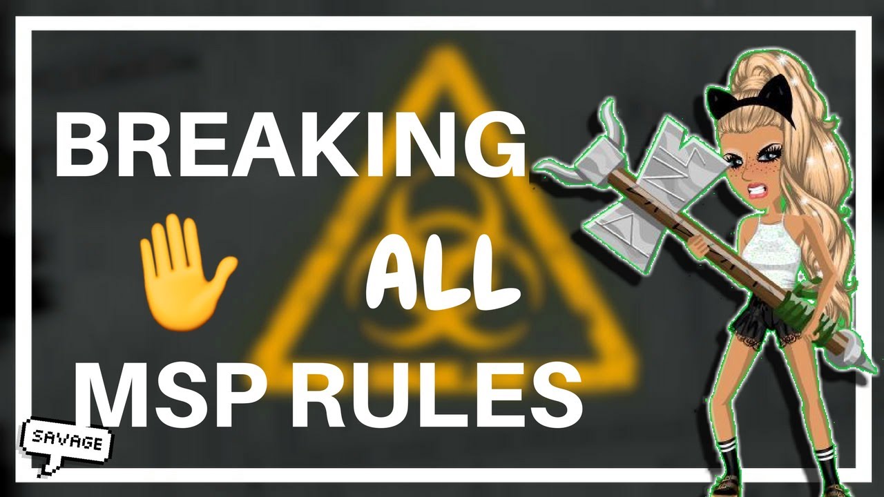 BREAKING ALL MSP RULES ON MY MAIN ACCOUNT // MSP