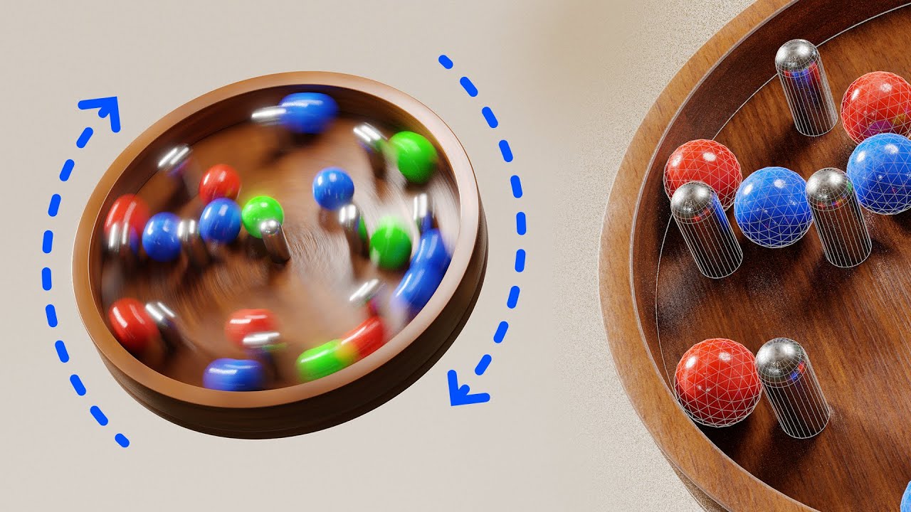 Удовлетворительная физическая анимация, созданная в Blender!