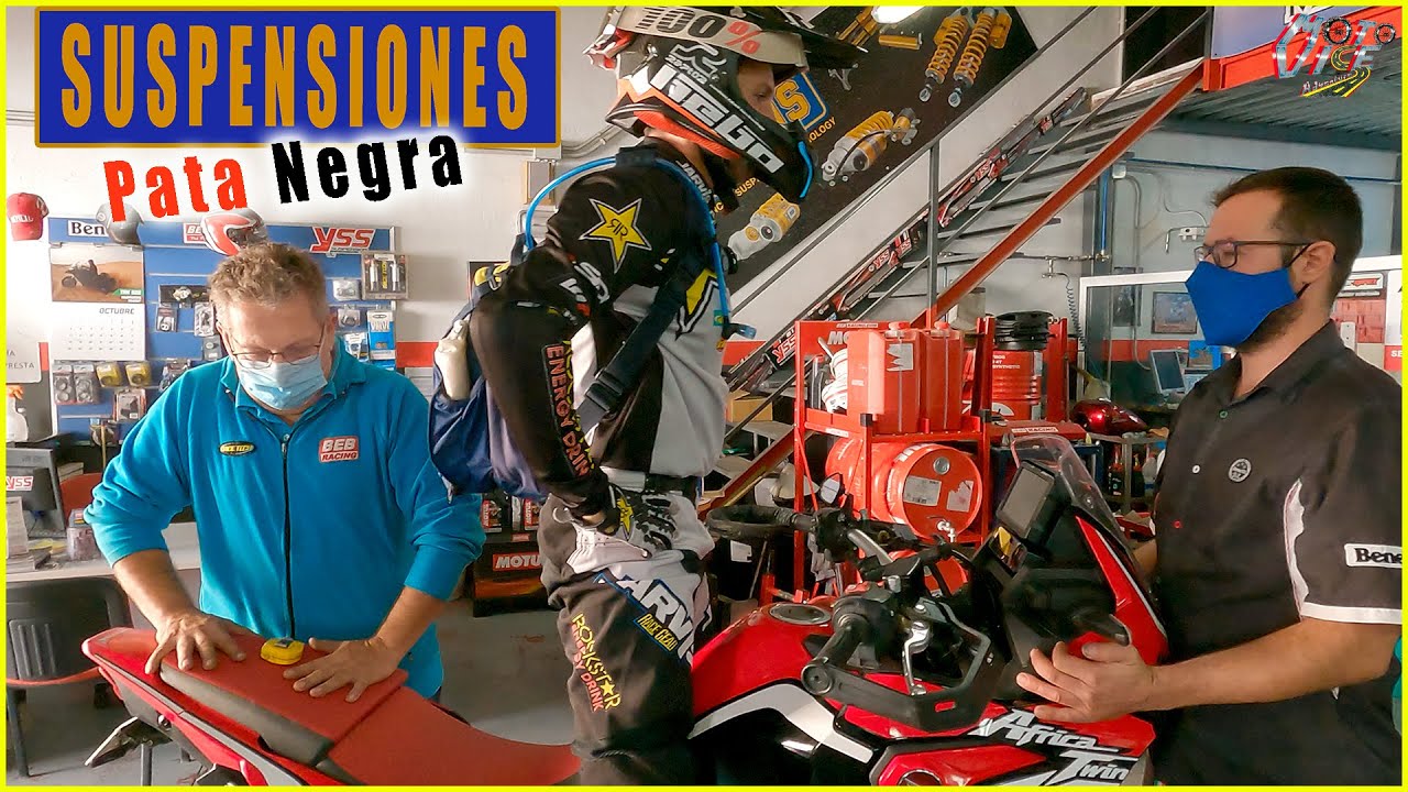Como mejorar tu moto DE VERDAD 👉Suspensiones Öhlins para tu Africa Twin 🤩 Esta mejora SI SE NOTA✌😃‼