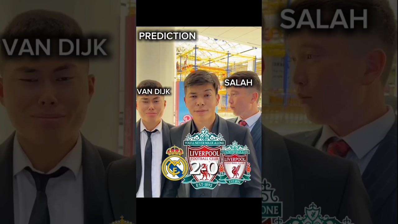 Real Madrid Vs Liverpool Prediction 💯 #realmadrid #liverpool #ucl #championsleague #predictions