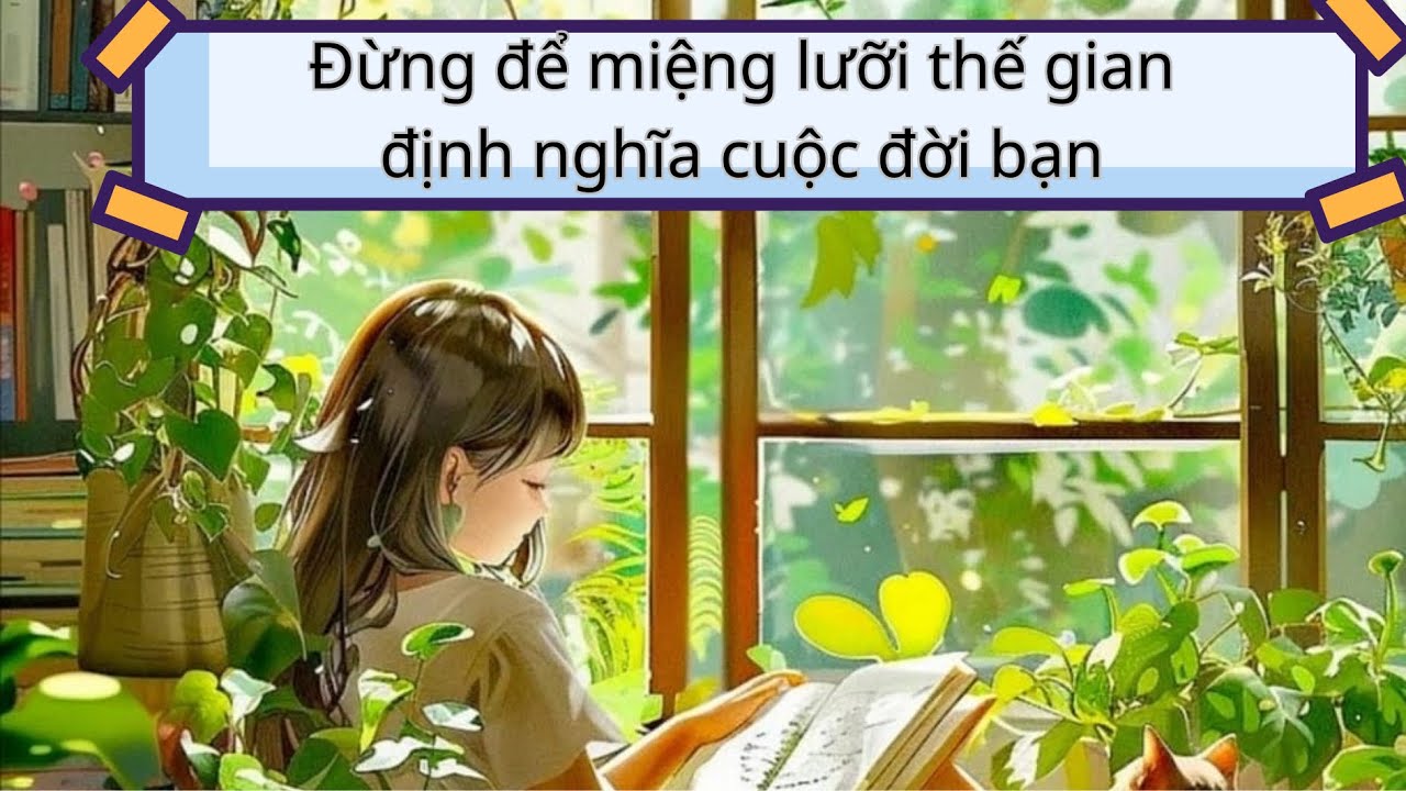 Đừng để miệng lưỡi thế gian định nghĩa cuộc đời bạn