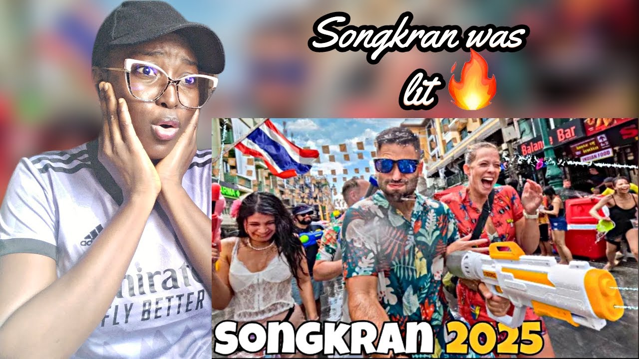 SONGKRAN 2025 FESTIVAL IN BANGKOK - FOREIGNERS FIRST TIME EXPERIENCE 🔥