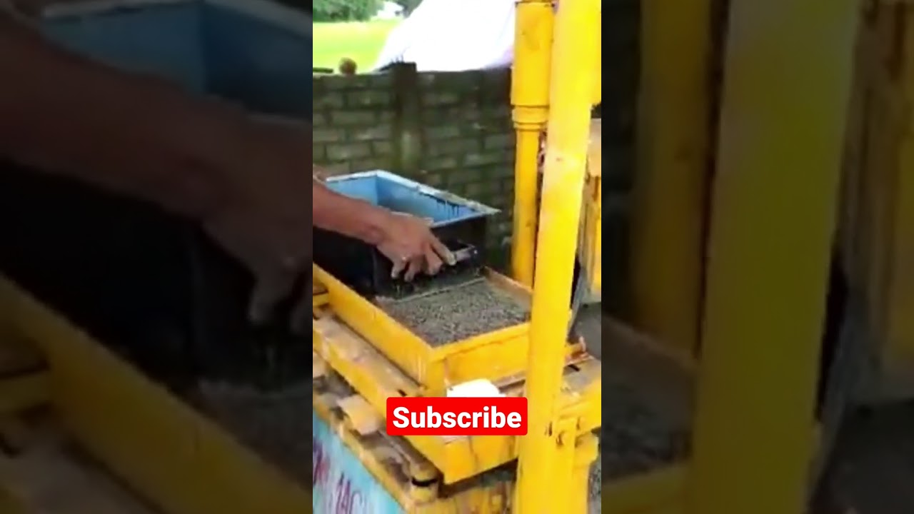 Manual fly ash bricks machine | Bricks machine | eat machine | #trending #viral #shorts