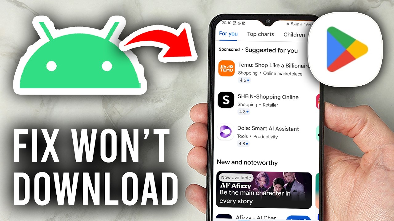 How To Fix Android Not Downloading & Installing Apps - Tutorial