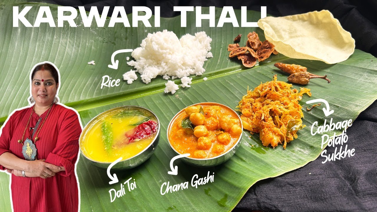 Chana Gashi, Dali Toi, Cabbage And Potato Sukkhe | Traditional Goan Veg Thali You’ll Want Again!