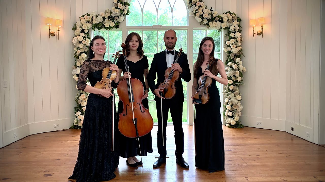 Wedding Ceremony at Palmetto Bluff at Somerset Chapel - Charleston Virtuosi String Quartet