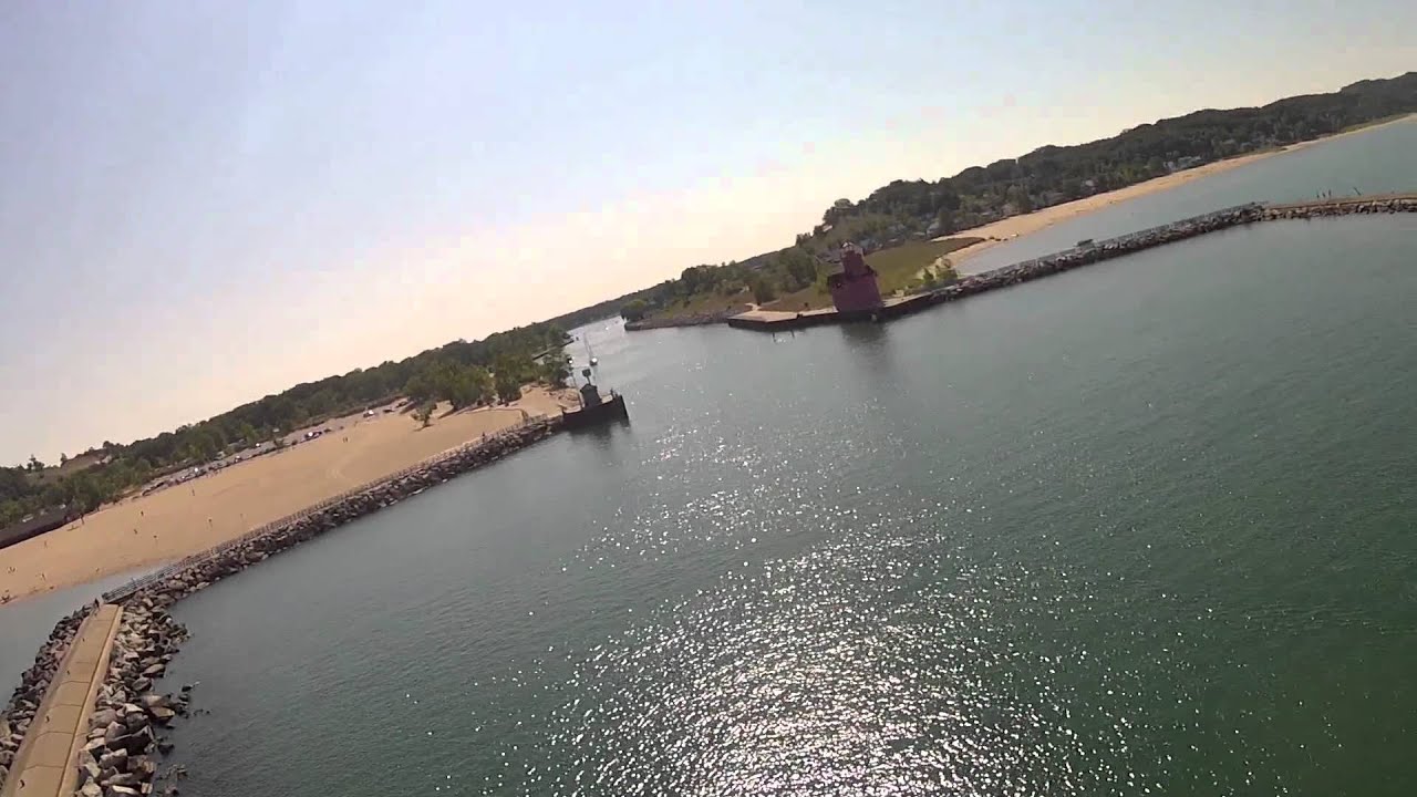 A Bird's Eye View of Lake Macatawa (HD)
