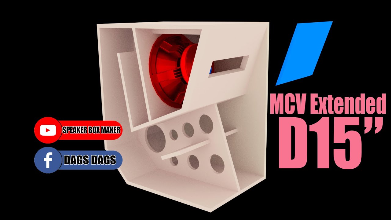 MCV EXTENDED D15 2024 - PORTED AND SEALED OPTIONAL - SUBWOOFER- Folded Horn - New design