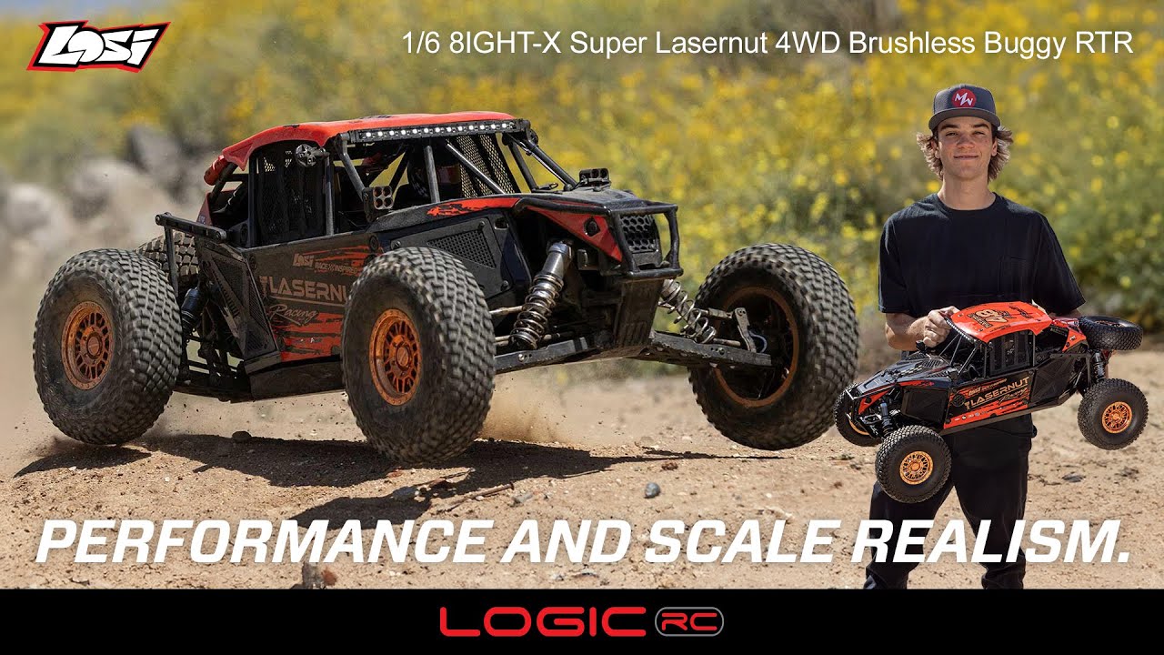 Losi 1/6 8IGHT-X Super Lasernut 4WD Brushless Buggy RTR
