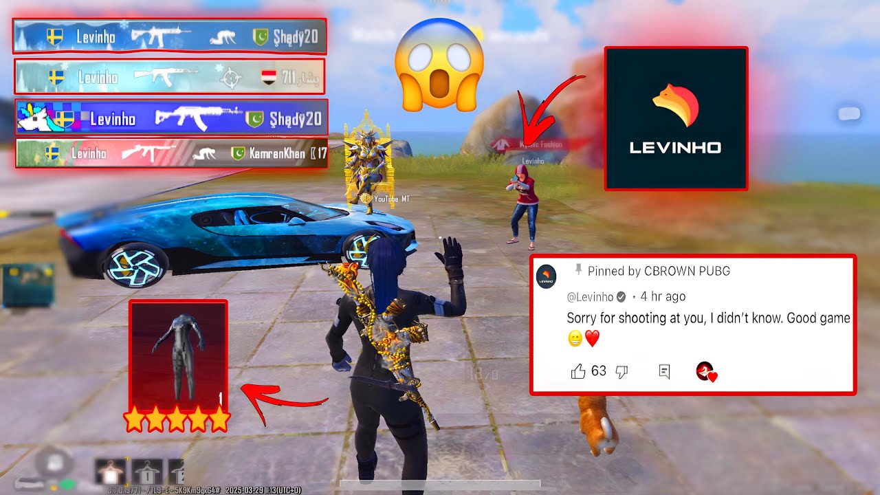 🤯LEVINHO🔥Finally I met Real LEVINHO IN CLASSIC MODE😍SAMSUNG, A7, A8,J4,15,J6,17,J2,J3,XS,A3,A4,A5,A6