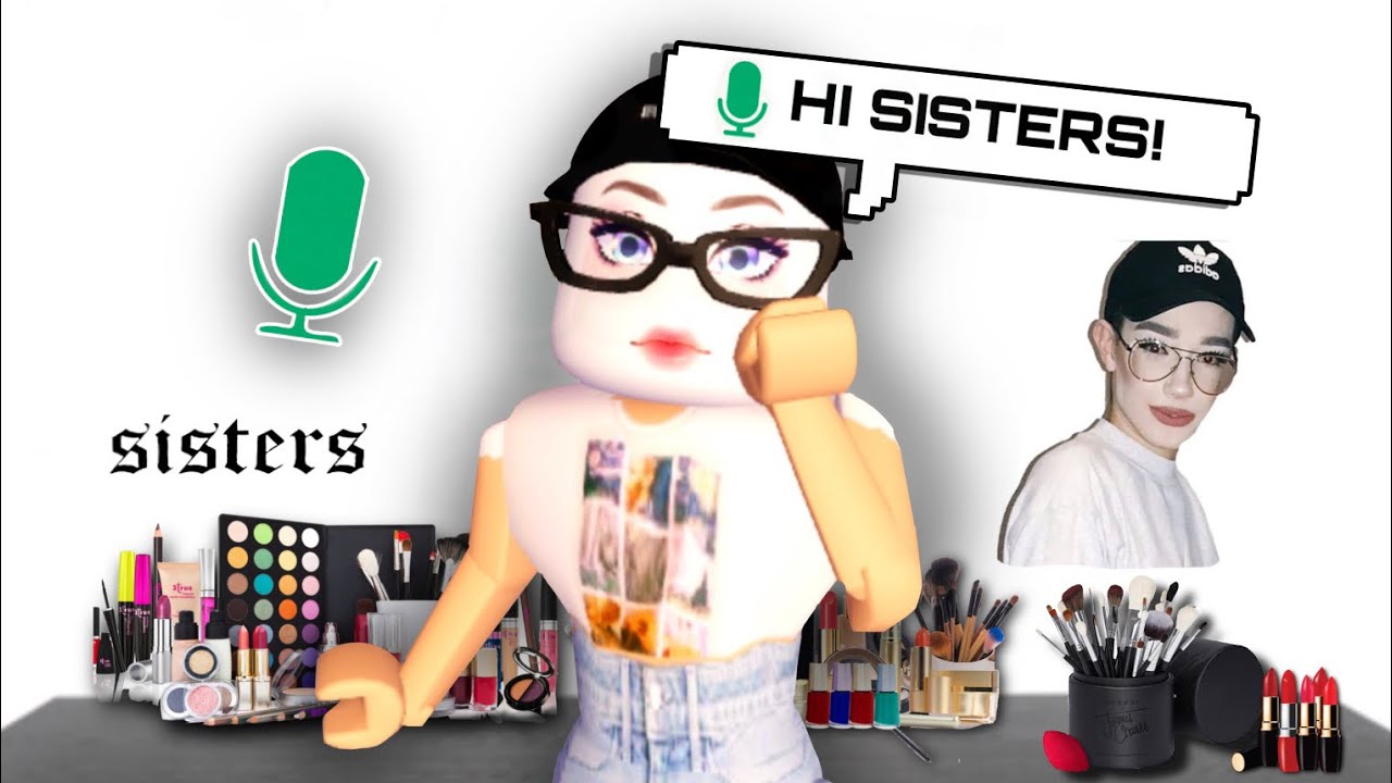SAYING “HI SISTERS” AS JAMES CHARLES 💅😍 (ROBLOX VC)