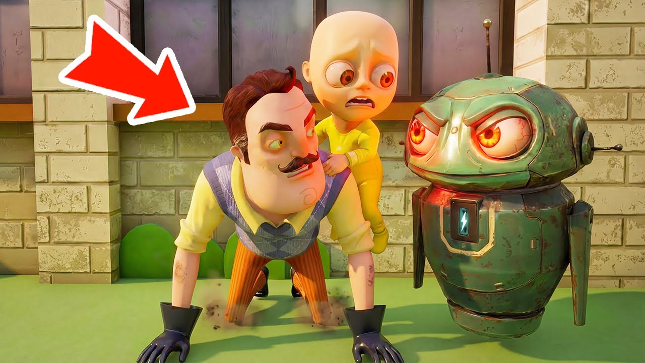 Newt Bebo ve Wilson'un Peşinde 😱 Hello Neighbor Baby in Yellow