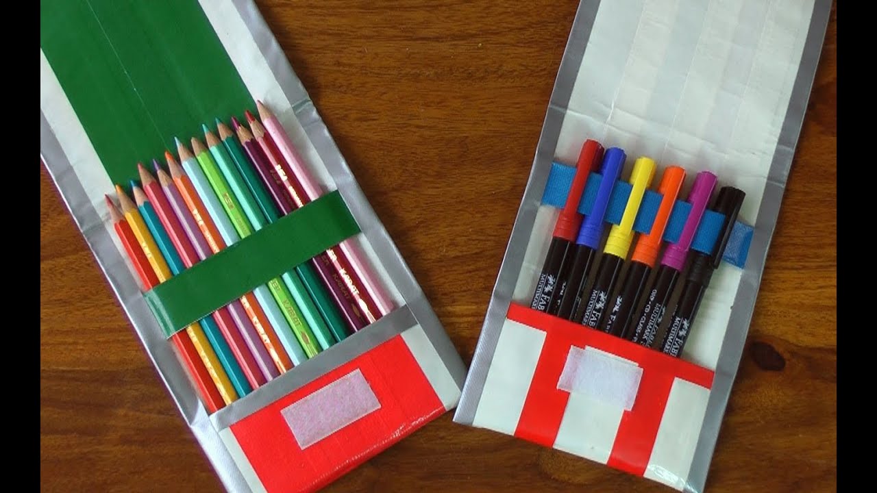 Regreso a clases - Estuche para útiles escolares - Manualidades para todos