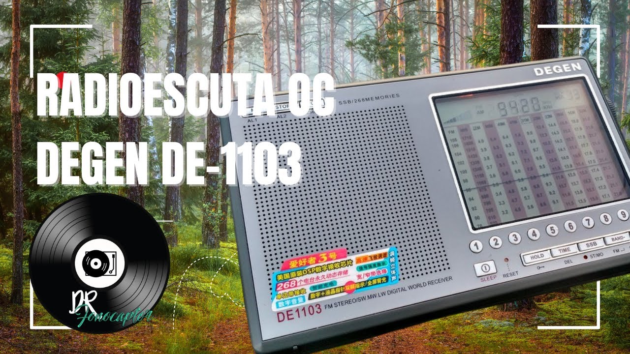 📻 Chiado Bom e Rádio Vivo – Escuta em OC com o DEGEN DE-1103!