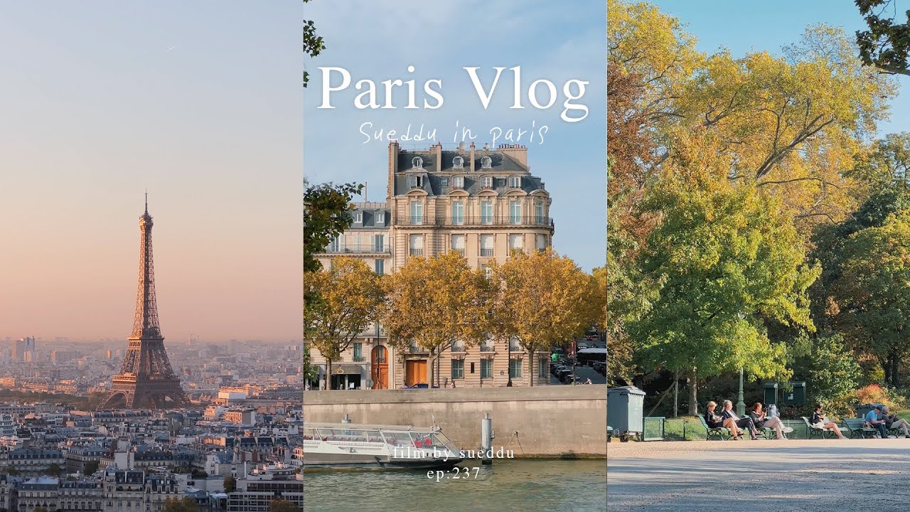 🇫🇷 Solo trip to France! Paris Vlog | Hotel with Eiffel tower view | Montparnasse Tower | Wine bar