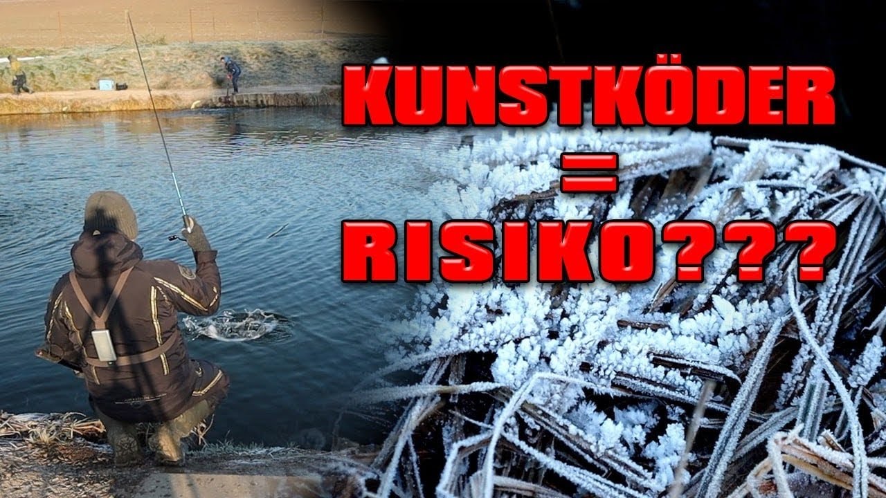 DURCHGEZOGEN am Forellenteich | Lachsforellen im Winter | Forellenangeln im Winter