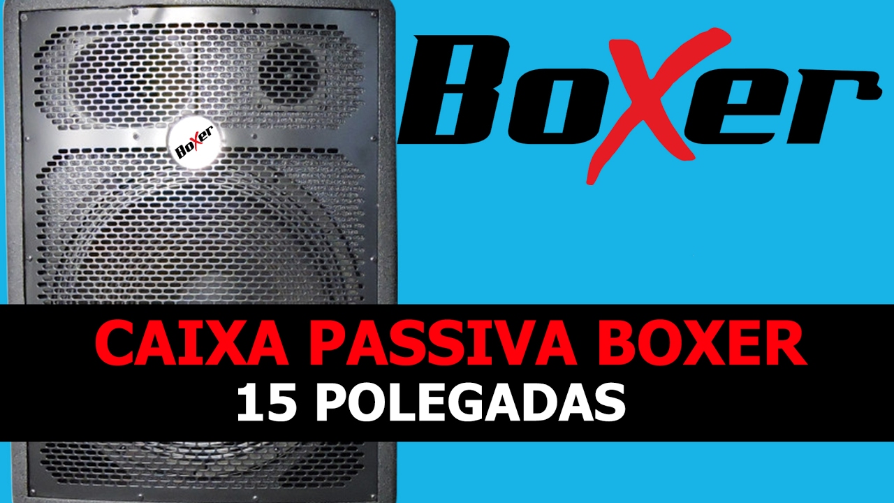 Caixa de 15 passiva boxer