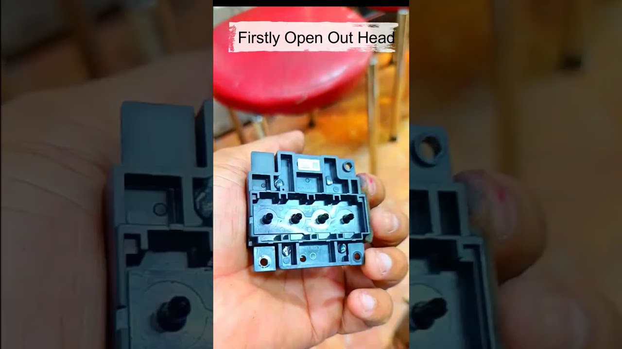cleaning printer head with water !!!!    #shorts  #ytshorts  #epson  #tech