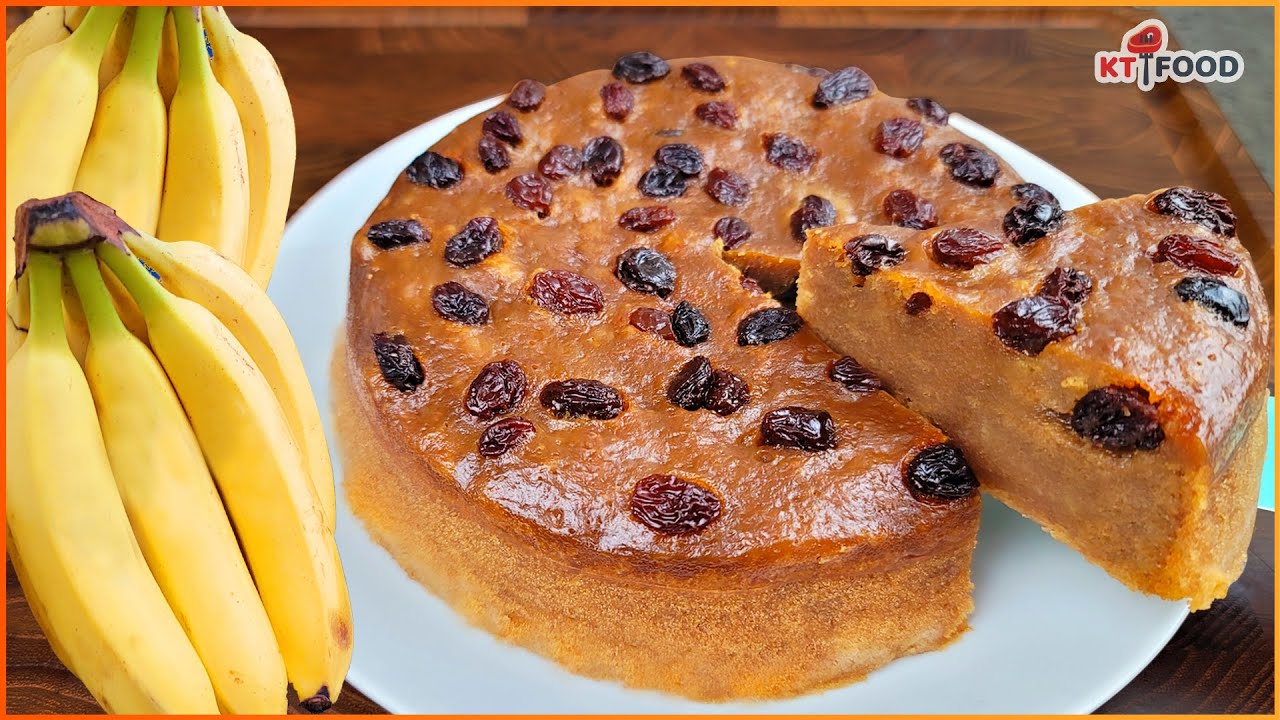 Không Lò Nướng, Không Trứng! Chỉ cần 1 muỗng Cà Phê sẽ làm Bánh Chuối thơm ngon tuyệt đỉnh - KT Food