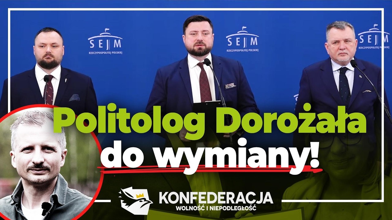 Politolog Dorożała do wymiany! Składamy projekt ustawy.