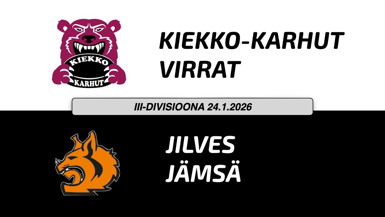 III-Div. 24.1.2026 Kiekko-Karhut vs. JIlves