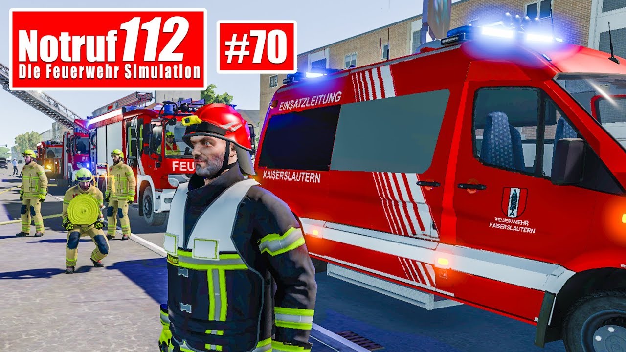 NOTRUF 112 #70: Supermarkt-Brand mit FUNK! I Feuerwehr-Simulation