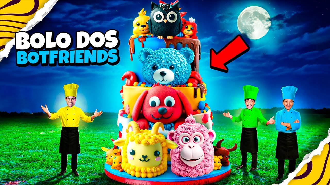 FIZ O MELHOR BOLO ARTISTICO DOS BOTFRIENDS!
