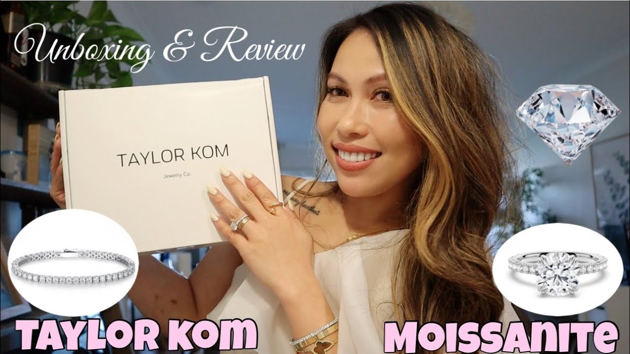DIAMOND VS MOISSANITE | MY 3ct MOISSANITE ENGAGEMENT RING & TENNIS BRACELET ft TAYLOR KOM JEWELRY CO