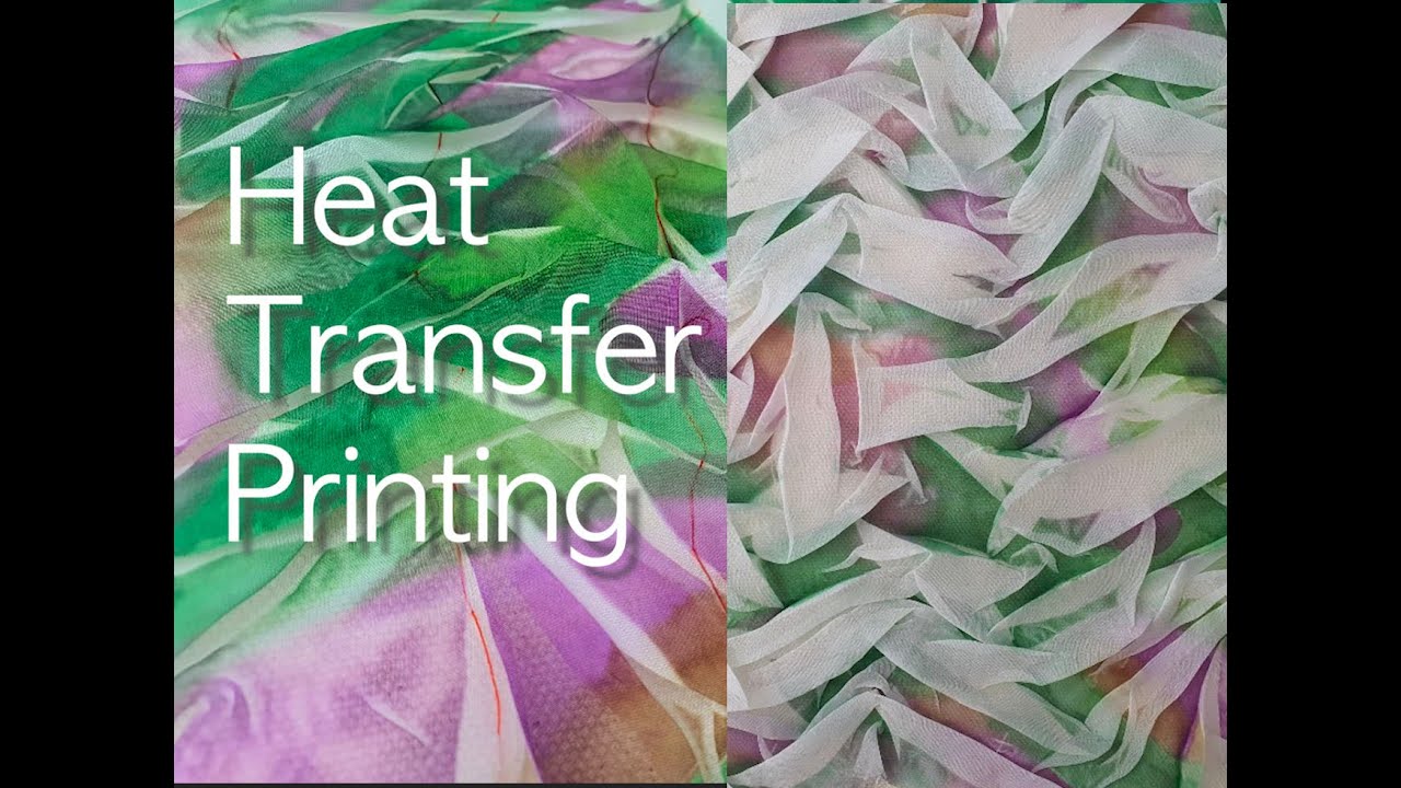 Heat transfer printing |textile art | 열전사염 Basic part II