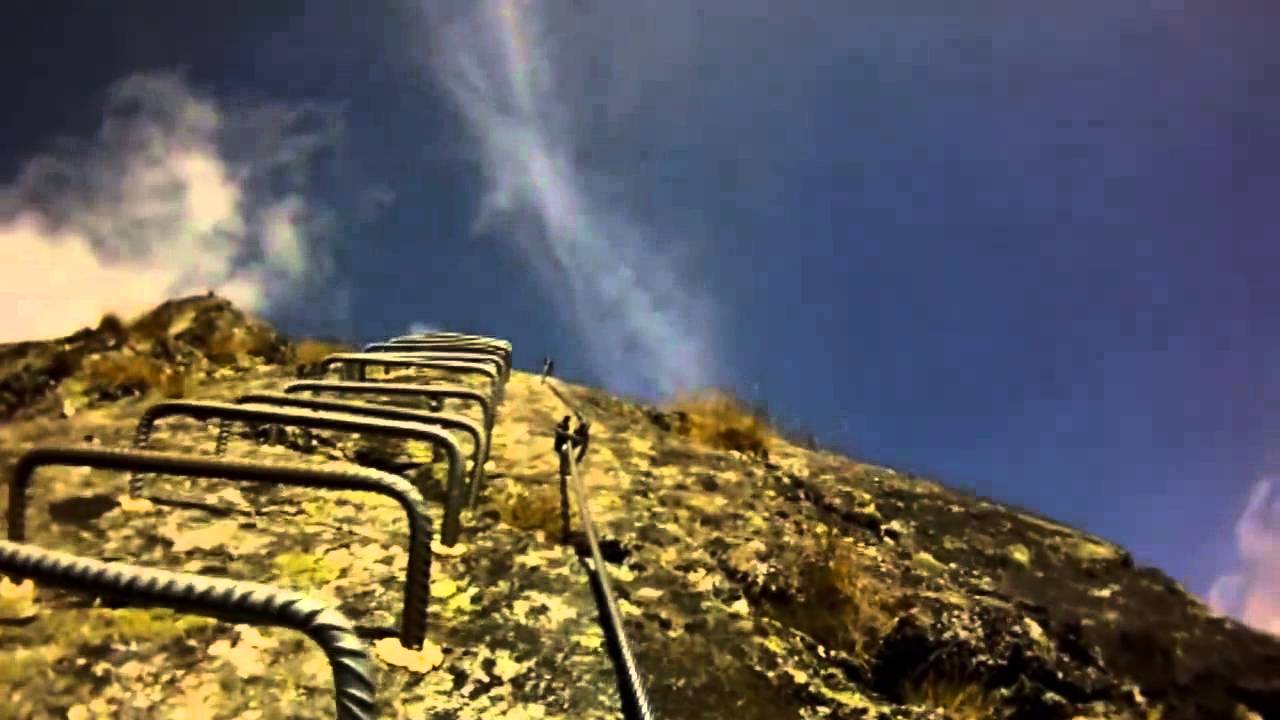 Valgrisenche , la ferrata Bethaz Bovard