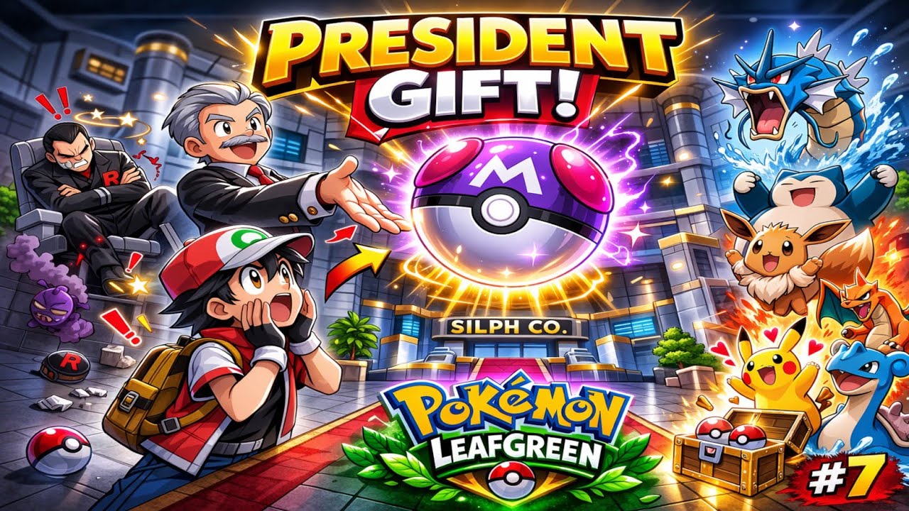 Giovanni Ko Haraya & Master Ball Mil Gayi! 😈🔮 | Pokémon LeafGreen #7