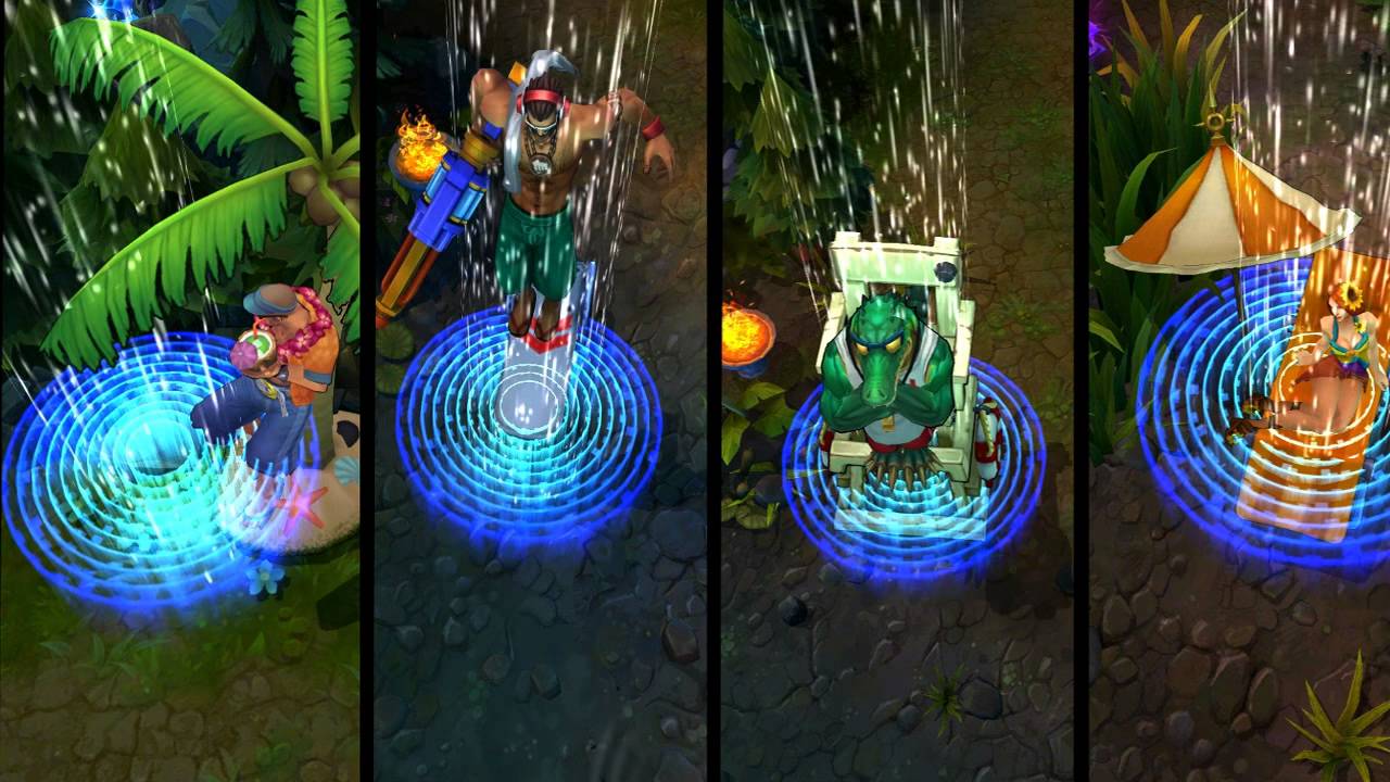 League Of Legends: Pool Party Skins Trailer