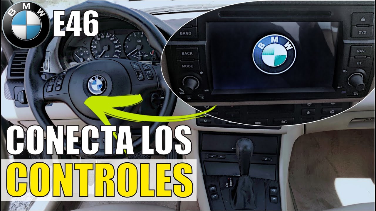 📻 Cómo CONECTAR MANDOS del VOLANTE a una RADIO ANDROID en BMW E46 | Configuración pantalla SWTNIVN